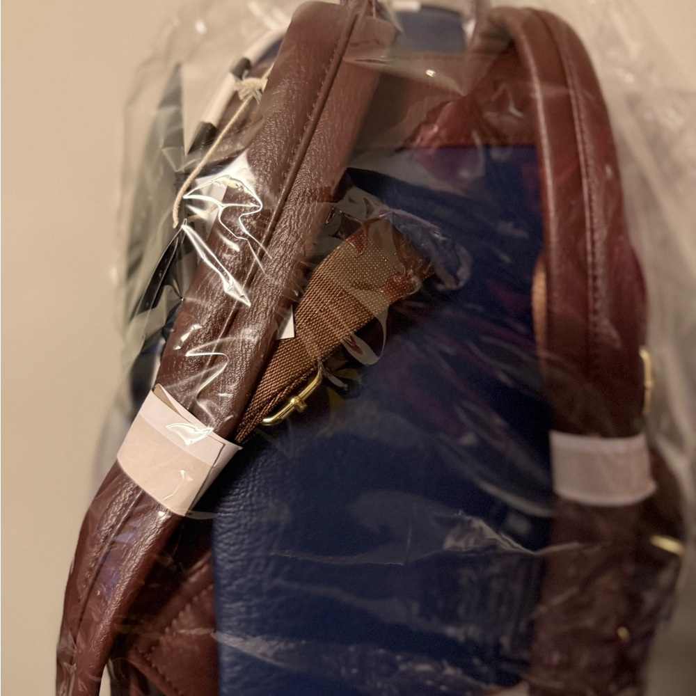 NWT Loungefly Disney Pixar Toy Story Woody Sheriff Cosplay Mini Backpack - Picture 3 of 3